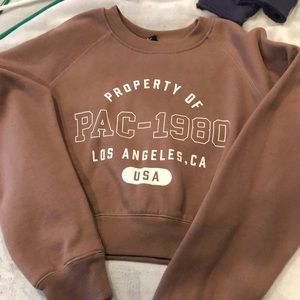 PacSun crop sweatshirt